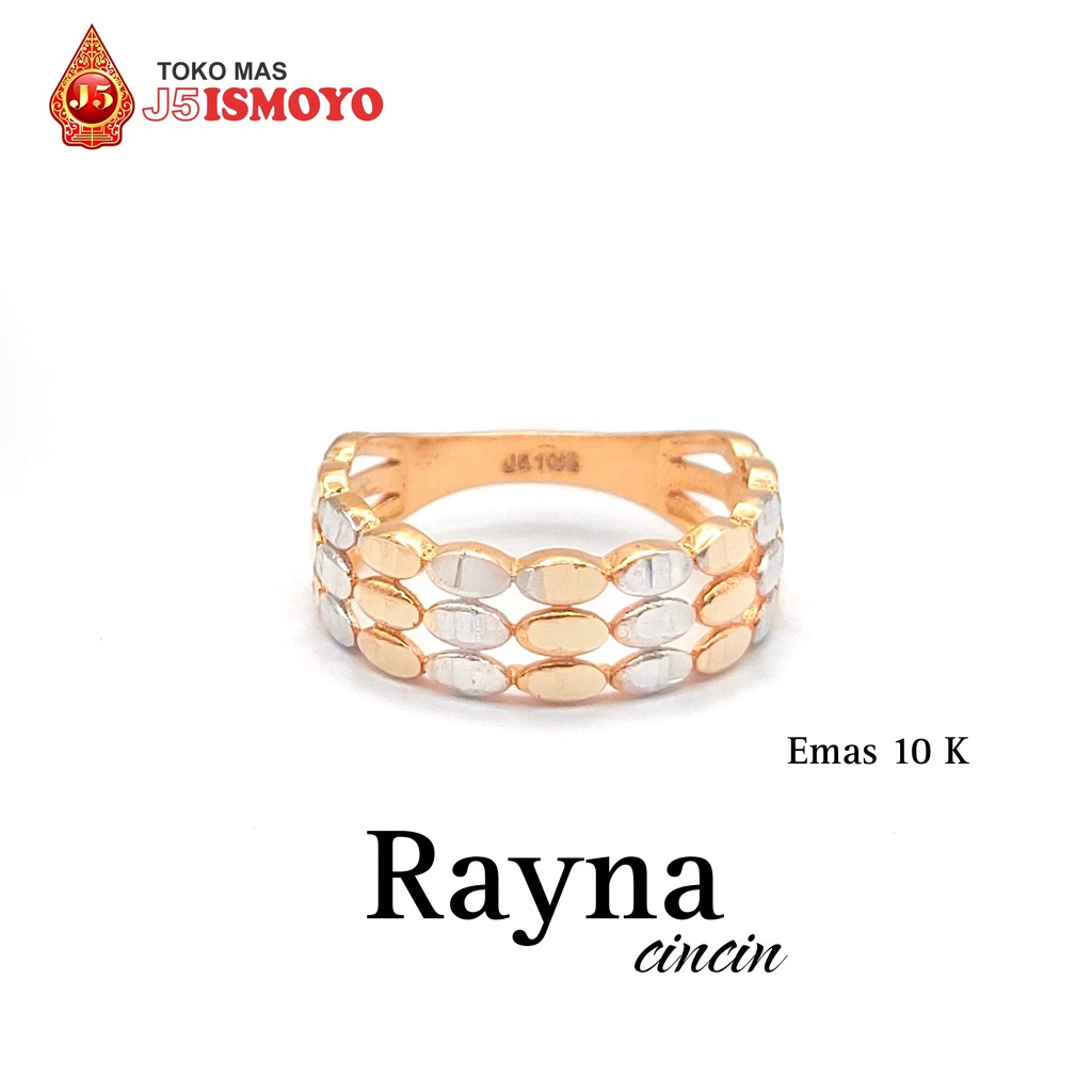Cincin Emas Mas Asli Rayna J5 Ismoyo