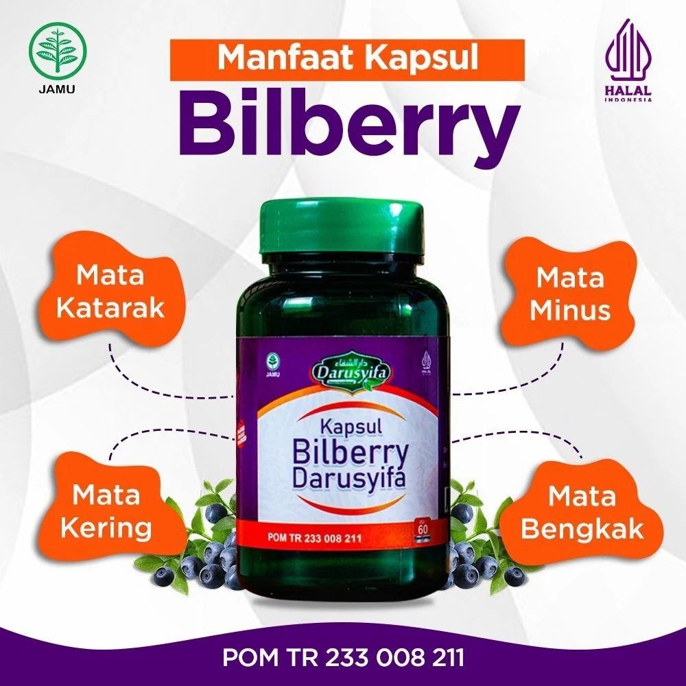 Ekstrak Bilberry Obat Mata Memperbaiki Kesehatan Mata & Fungsi Retina