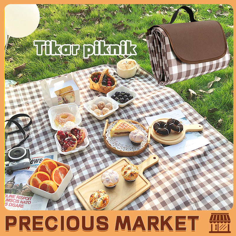 Tikar Lipat/Tikar Piknik/ Alas Piknik /Tikar Pantai Anti Air