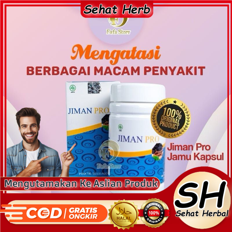 JIMAN PRO obat herbal terpercaya mengatasi berbagai macam penyakit JIMANPRO Suplemen Multivitamin Ob