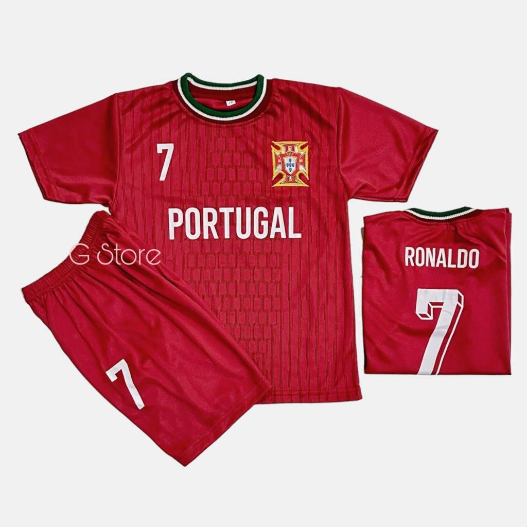 BISA COD / JERSEY BOLA PORTUGAL / SETELAN BAJU BOLA PORTUGAL ANAK TERMURAH / TERBARU 2022-2023