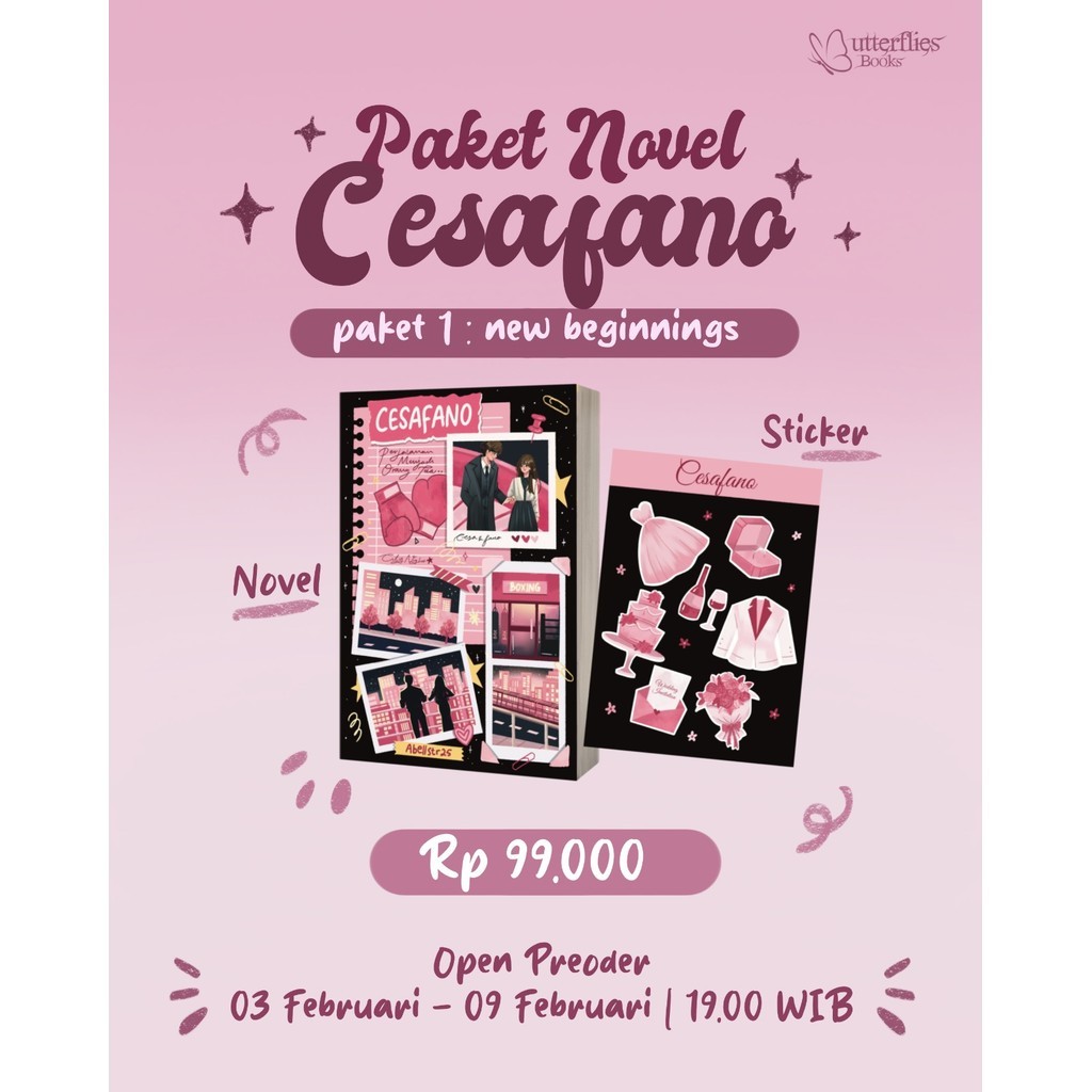 Novel CESAFARO + TTD - Abelstr25 - Butterflies Books