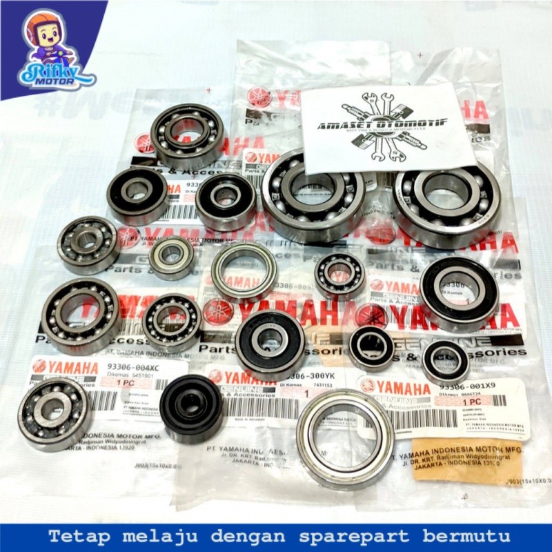 Paket Bearing Komplit Mesin Kruk As Rasio Jupiter MX 135 Jupiter MX 150