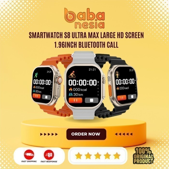 SMARTWATCH S8 ULTRA MAX Large HD Screen 1.96inch Bluetooth Call
