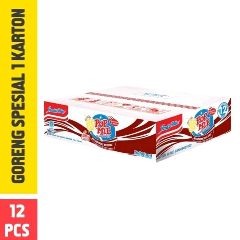 

Pop Mie Mi Goreng Spesial 1 Karton (12 Cups)