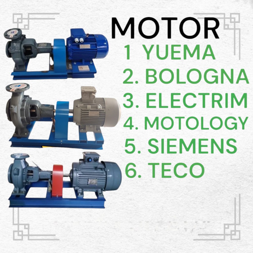 Pompa Centrifugal Ebara 50x40 FSJA + MOTOR 2,2kw  Mechanic Mechanical Seal - MOTOR 2,2 KW