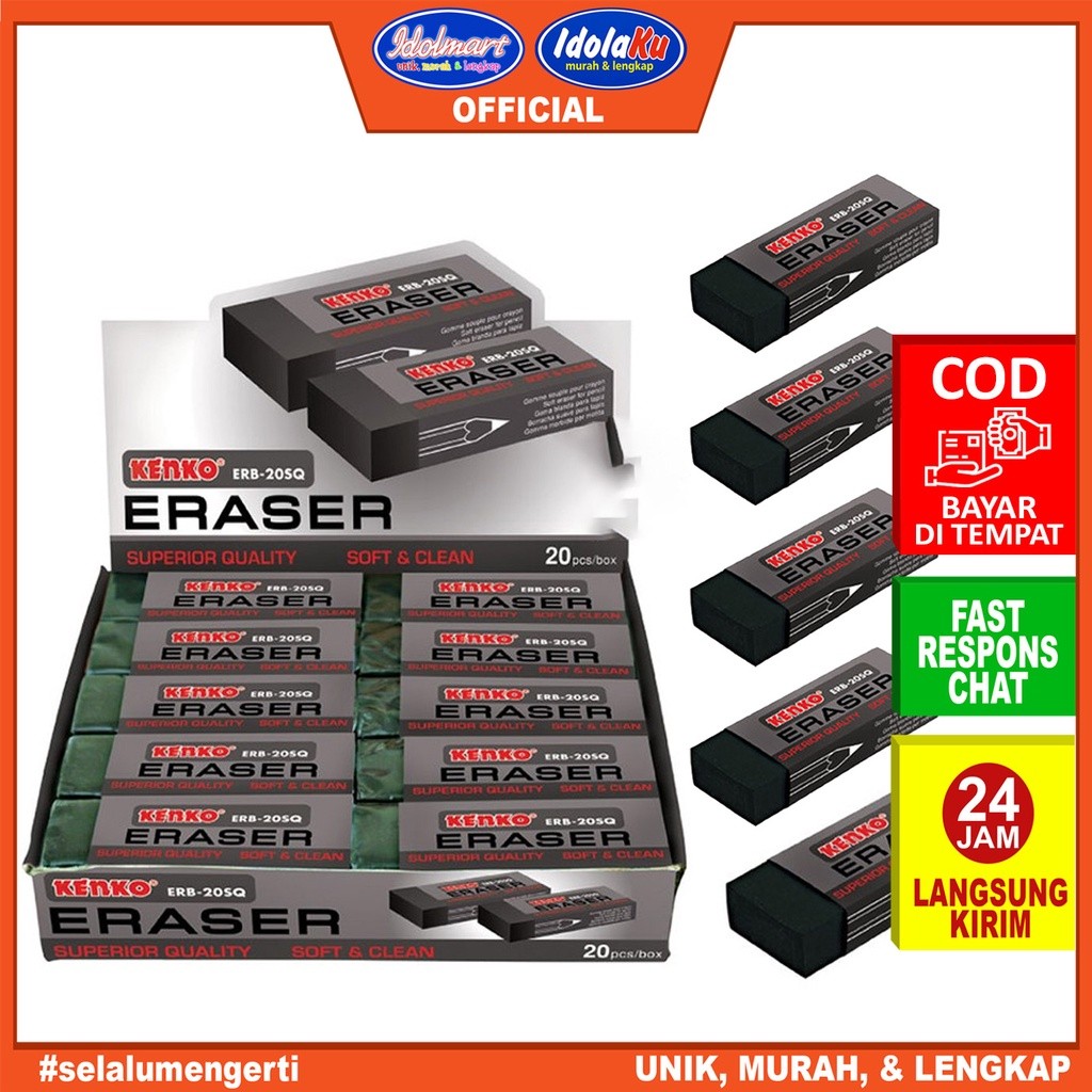 

IDOLAKU Penghapus Pensil Kenko ERB-20SQ / pcs - Semarang