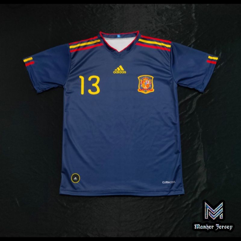 Jersey Spanyol Away 2010 Full Printing Custom
