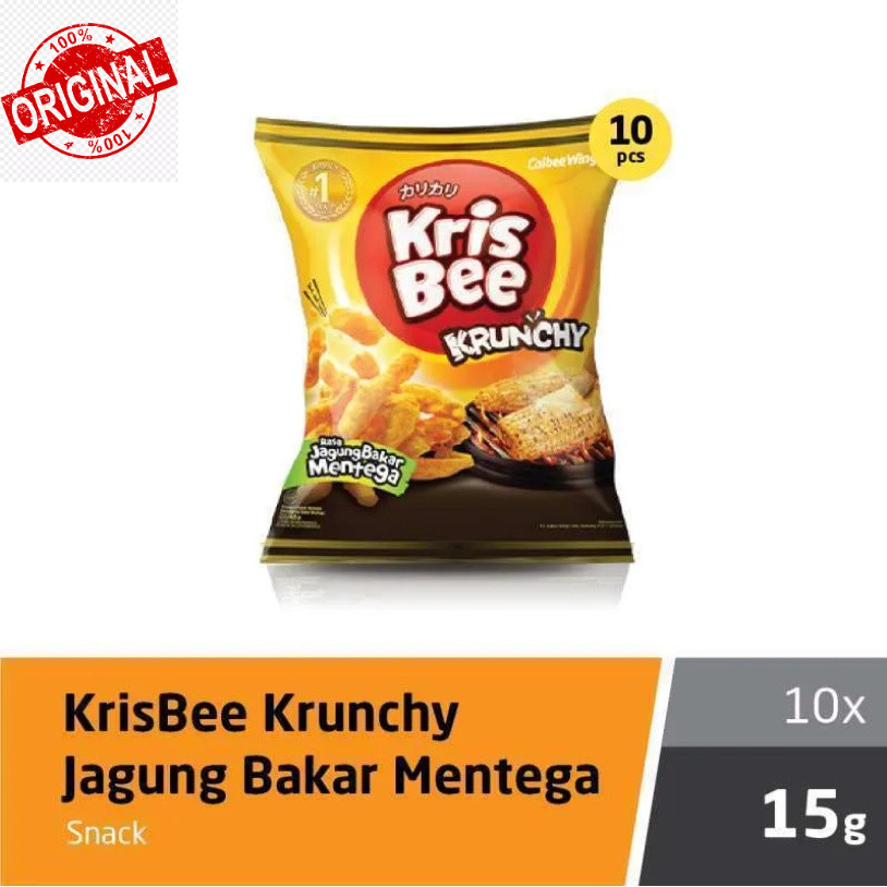 

KRISBEE JAGUNG BAKAR MENTEGA RENCENG 15 grm [ 10 SACHET ]