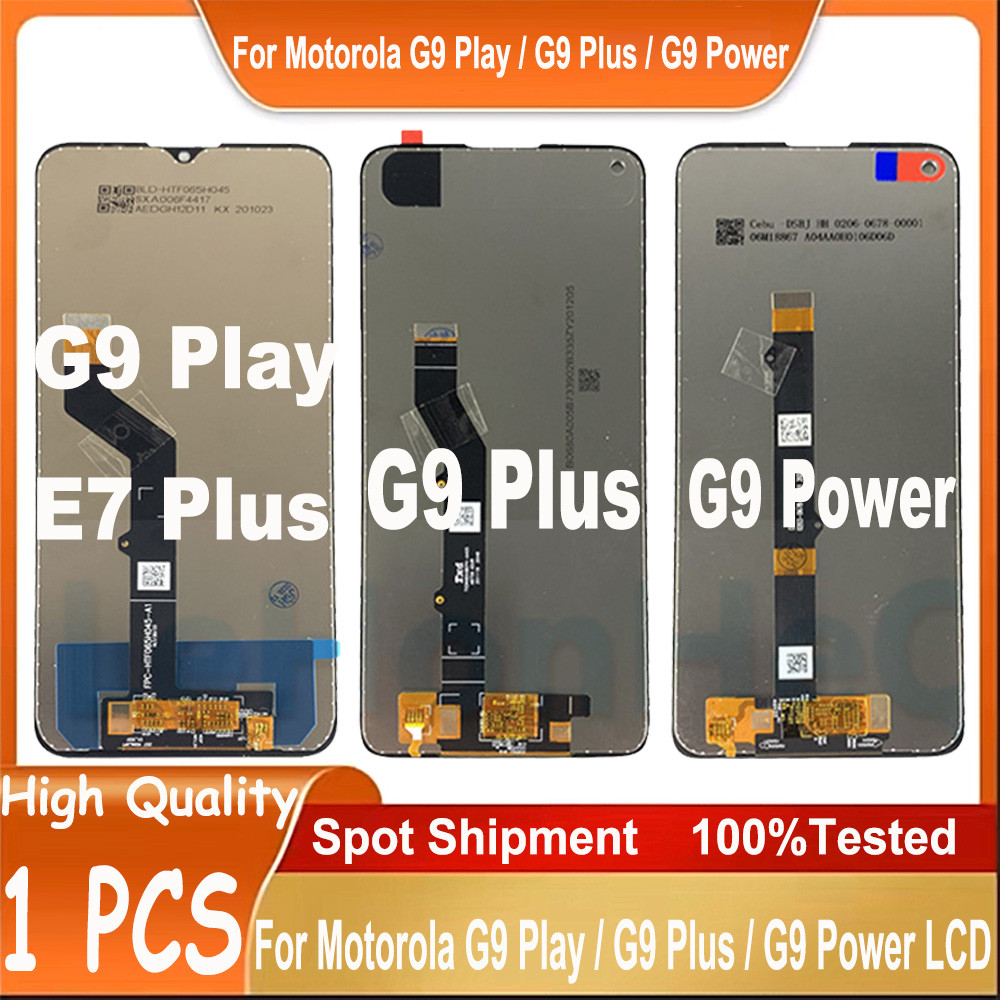 Original LCD For Motorola G9 Play Lcd Screen Display Touch Digitizer Assembly For Moto G9 Plus LCD D