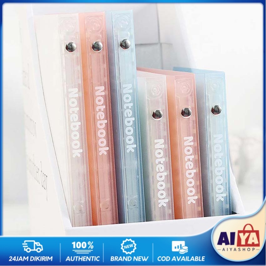 

Buku Catatan Binder Note Notebook A5 / B5 Isi 30 Lembar Daily Planner Aesthetic Estetik
