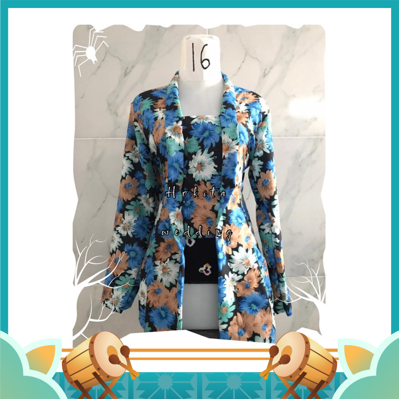 Kebaya Kekinian Style Casual Murah Modern Premium / Kebaya Atasan Model  Kutubaru Wanita Dewasa Moti