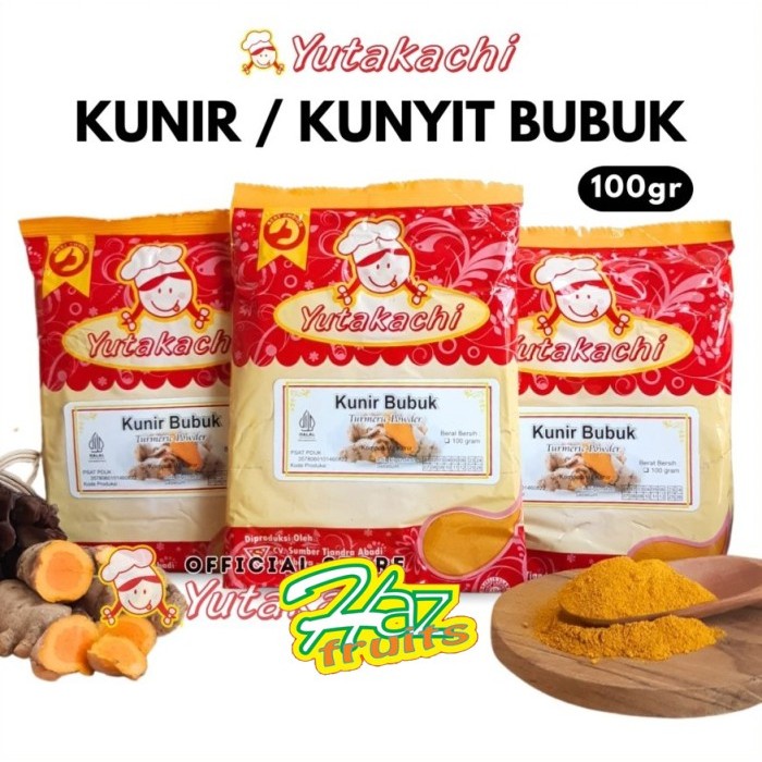 

Kunir / Kunyit Bubuk Yutakachi Turmeric Powder 100 Gr