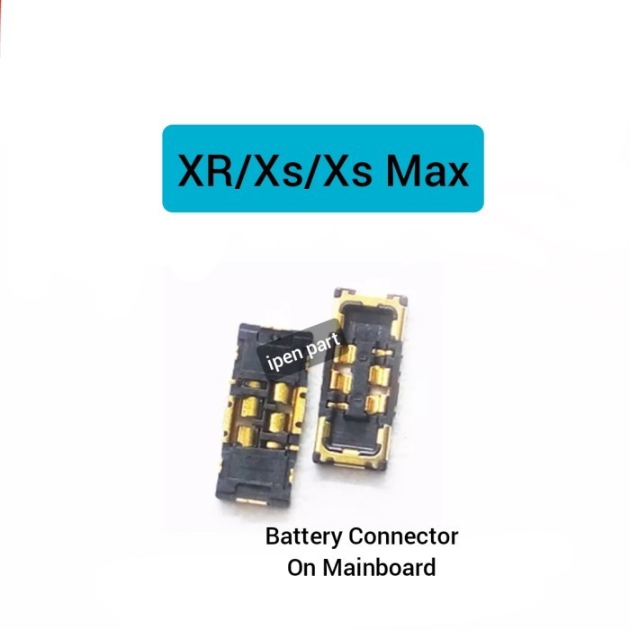 Konektor Baterai Iphone Xr Xs Max Original Connector Battery Di Mesin -BB12