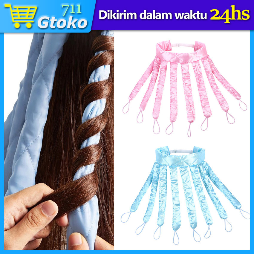 Heatless Hair Curly Jepit Keriting Gantung Rambut No Heat Lazy Styling Korea Alat Keriting Rambut Sp