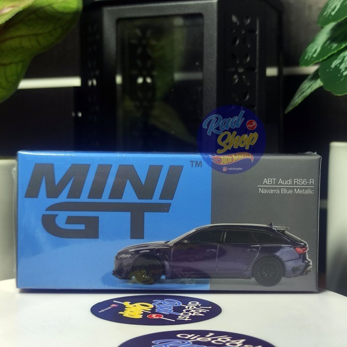 Mini GT ABT Audi RS6-R Navarra Blue Metallic 574