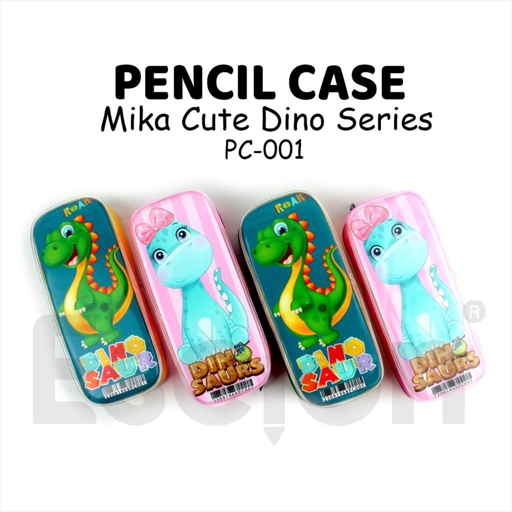 

[MaxMart]Kotak Pensil Mika DINO/ Tempat Pensil Karakter