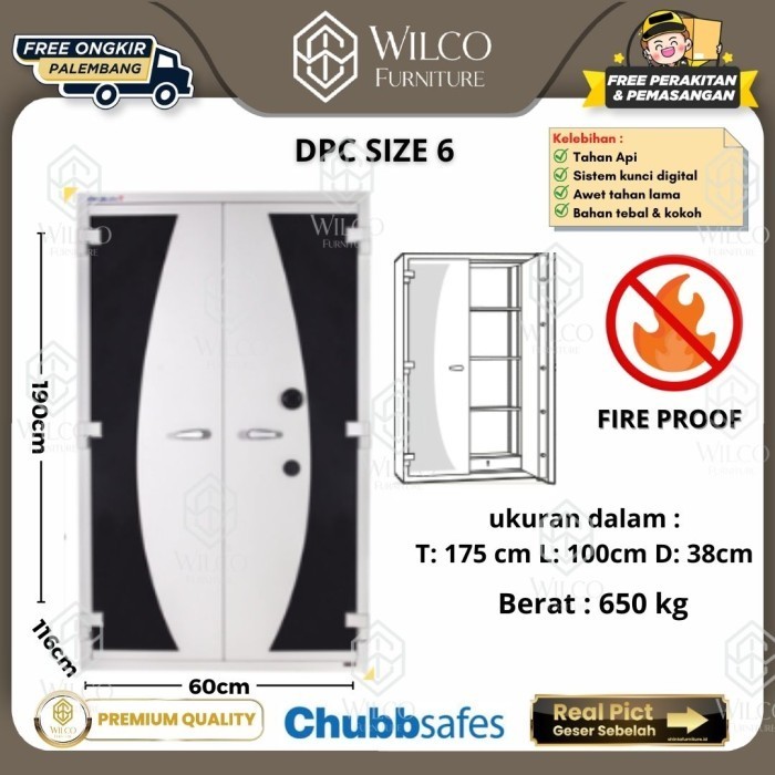 Lemari Brangkas Chubbsafes Document Protection Cabinet DPC Size 6