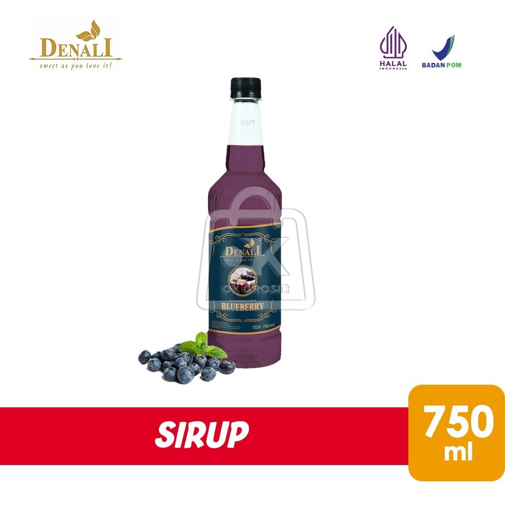 

Syrup Denali Blueberry / Sirup Minuman Blueberi (Botol Plastik 750ml)