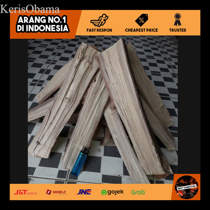 

Kayu Bakar Camping 50 Cm Tahan lama Kwalitas Ekspor 1 Kg - Kayu Bakar Camp murah