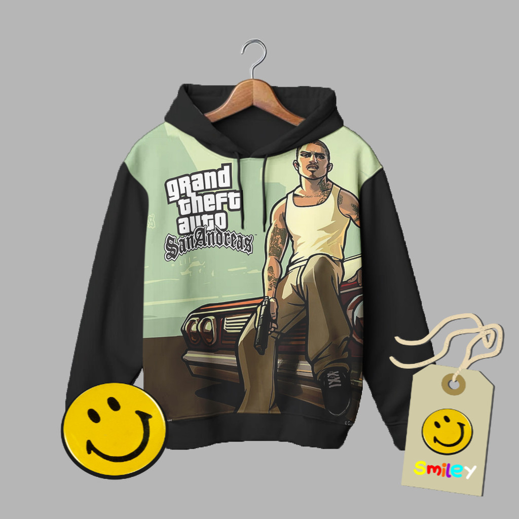 Hoodie Anak Jaket Anak Game Anime Gta San Andreas Pakaian Anak Gta San Andreas 2_Ja