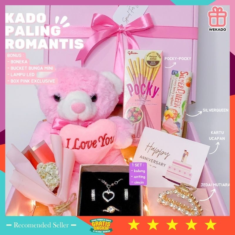 

Hampers Boneka Murah Wisuda Valentine Anniversary Wedding Pernikahan / Hampers valentine Cewe| kado ulang tahun anniversary Cewe
