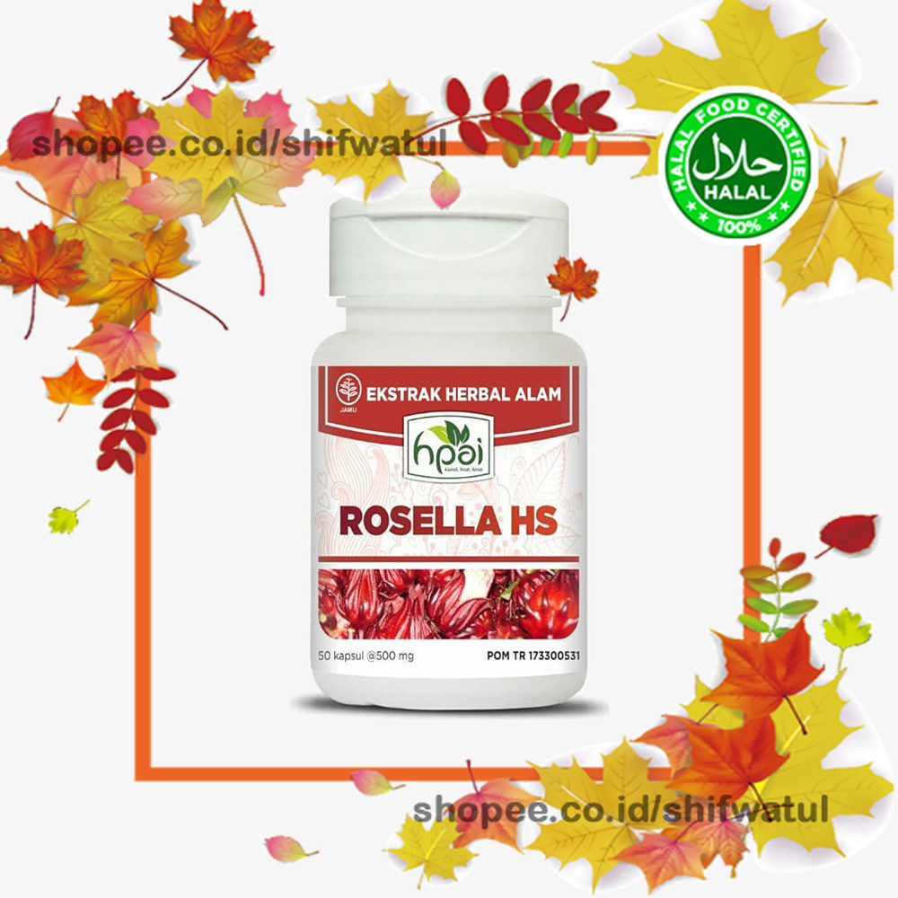 

ROSELLA HS HNI HPAI - Herbal Hipertensi Obesitas Kolestrol shifwatulHK0