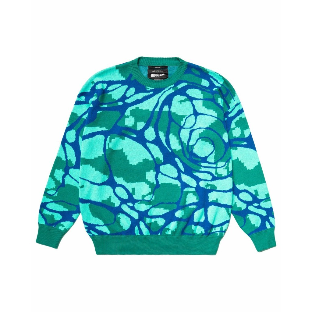 Insurgent Club - Ocean Knit Crewneck Green