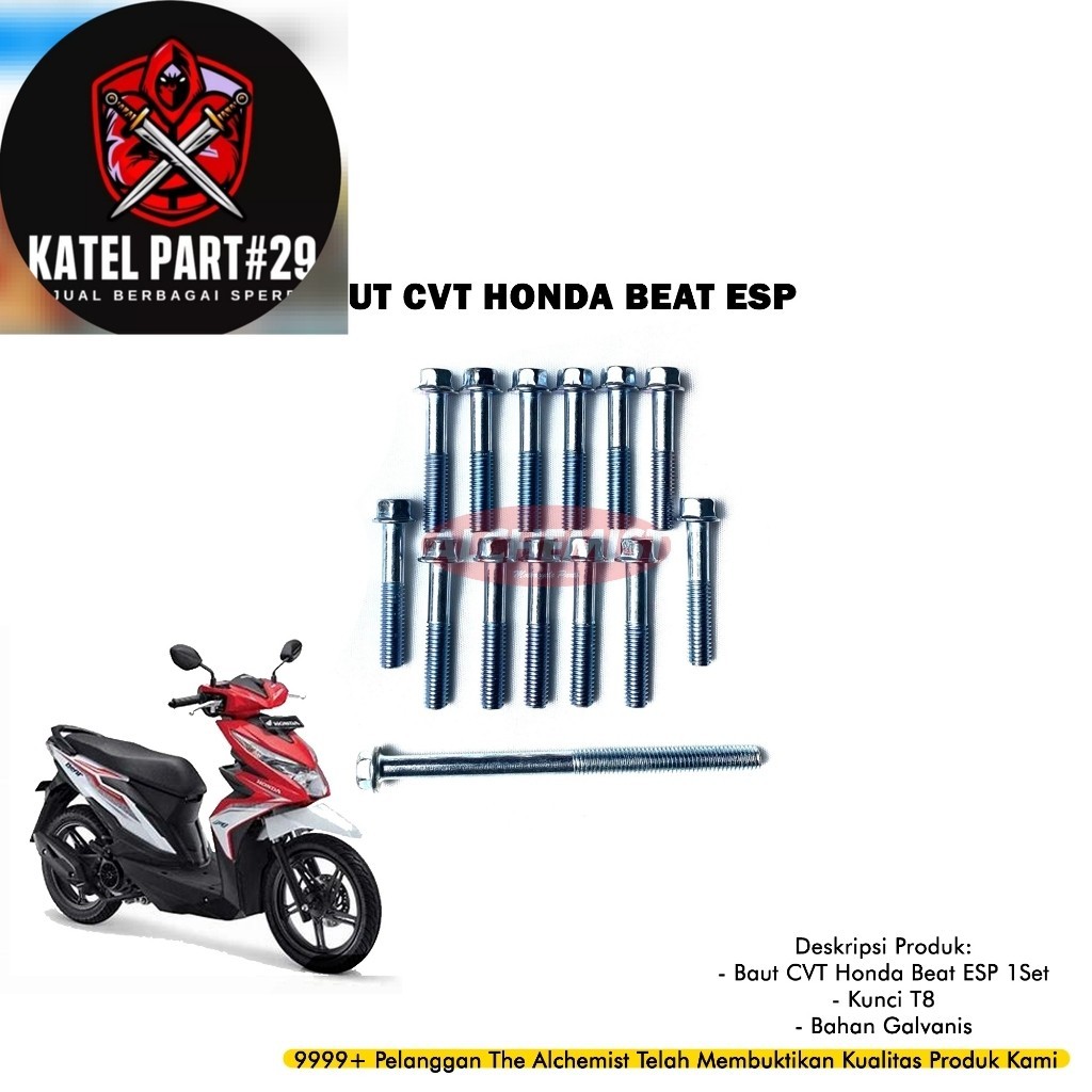 COD Baut Beat ESP / Baut CVT Honda Beat ESP 1Set / Baut Baud CVT Honda Beat ESP 1Set