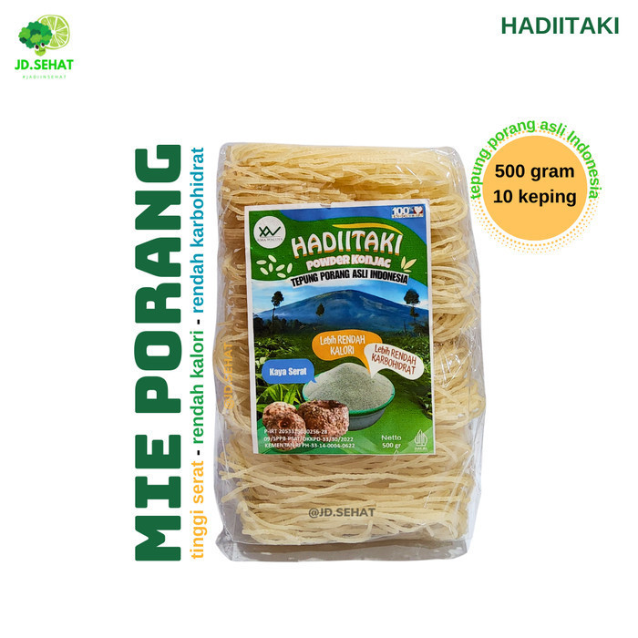 

Mie Porang HADIITAKI 500 gram rendah karbo rendah gula rendah kalori - 500 gram