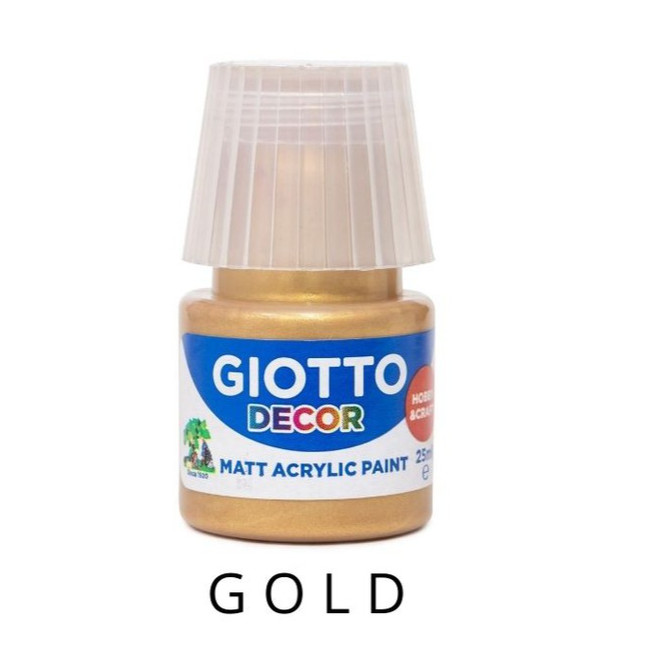 

Gramedia Jambi - GIOTTO ACRYLIC DECOR satuan Gold or Silver Colour 25ml