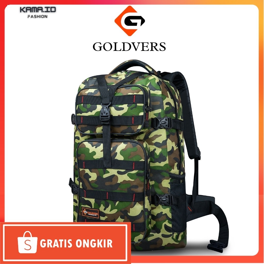 Tas kekinian / Goldvers - Ransel Gunung Tas Ransel Pria Tas Ransel Original Goldvers Tas Ransel Army