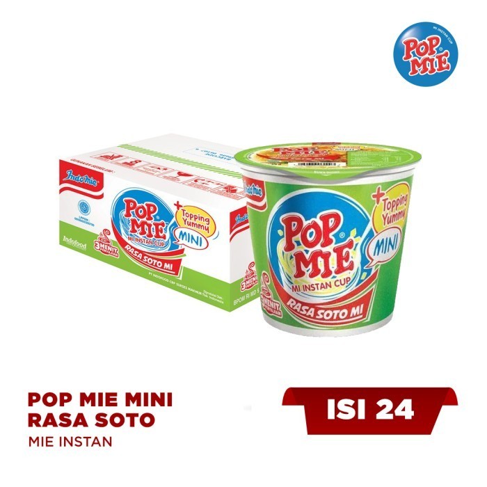 

1 ctn - Pop Mie Mini Rasa Soto