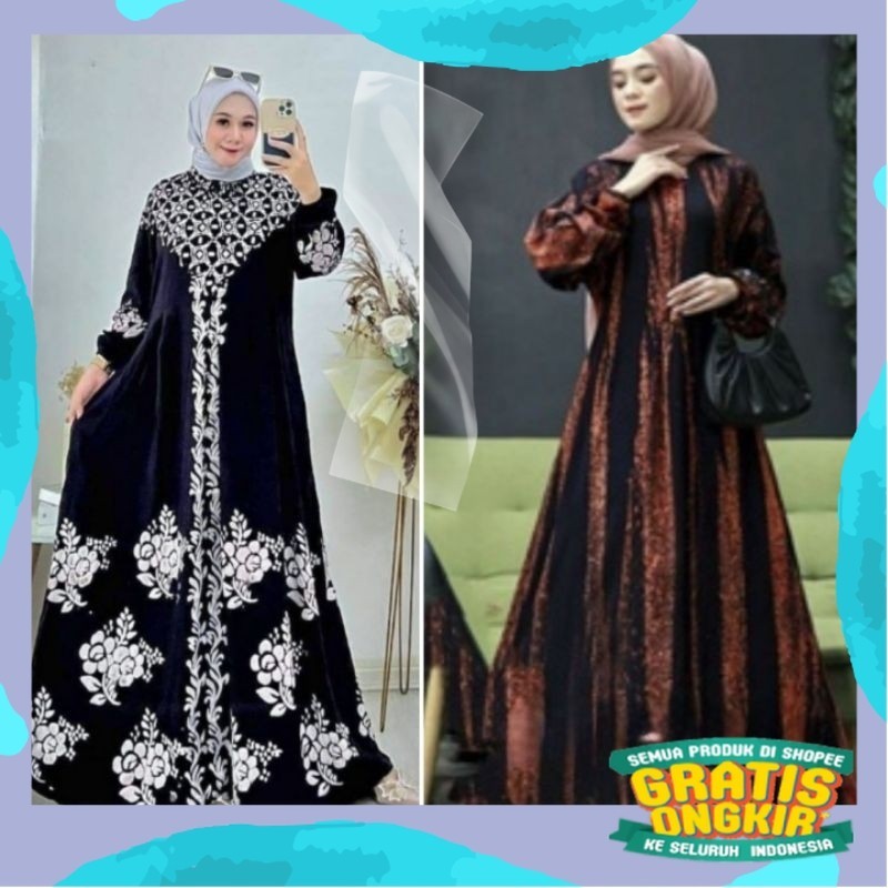 Batik Fiani Gamis Twill Gamis Rayon Twill Gamis Twill Ori Size(s m l xl xxl)/pink fanta