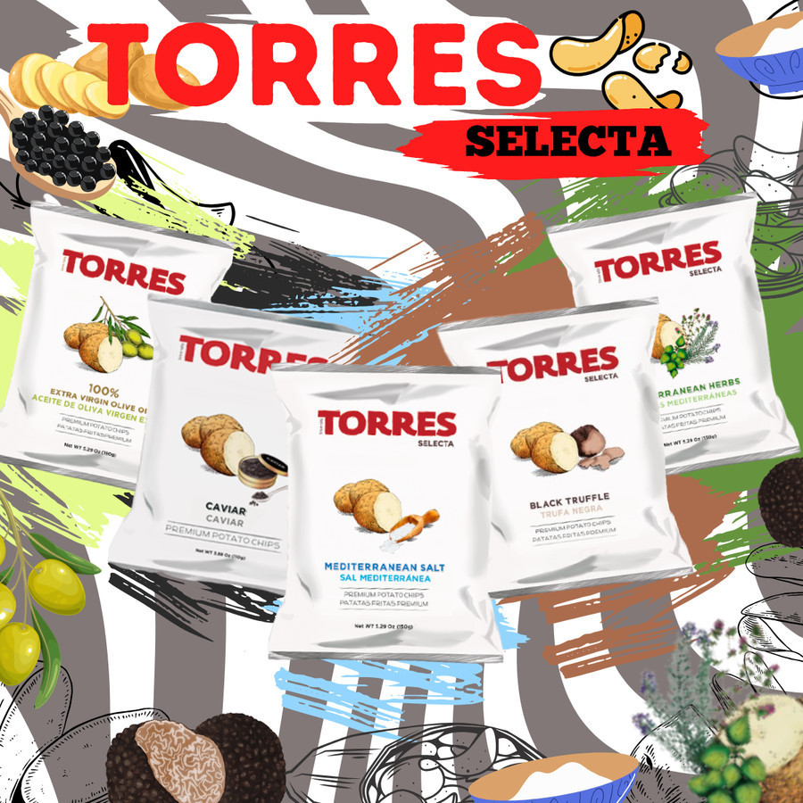 

Torres Selecta Premium Potato Chips Keripik Kentang Import Dengan Aneka Rasa 1 Pouch