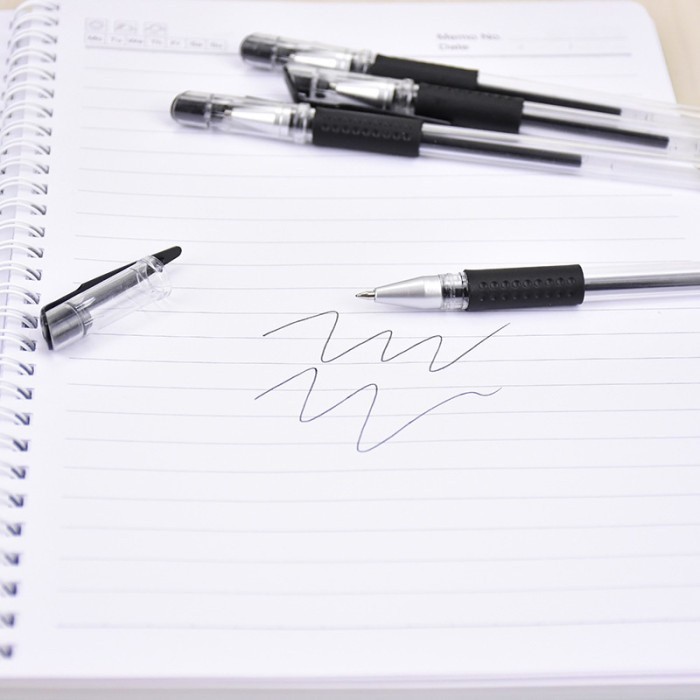 

Pulpen Alat Tulis Sekolah Pen Gel Ink Tinta Cair Standard 0.5mm
