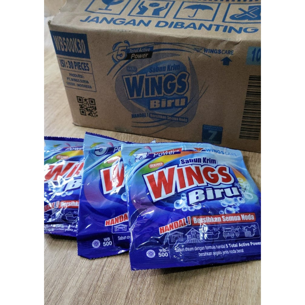 Wings Sabun Colek / Cream - Wings Biru - WB500