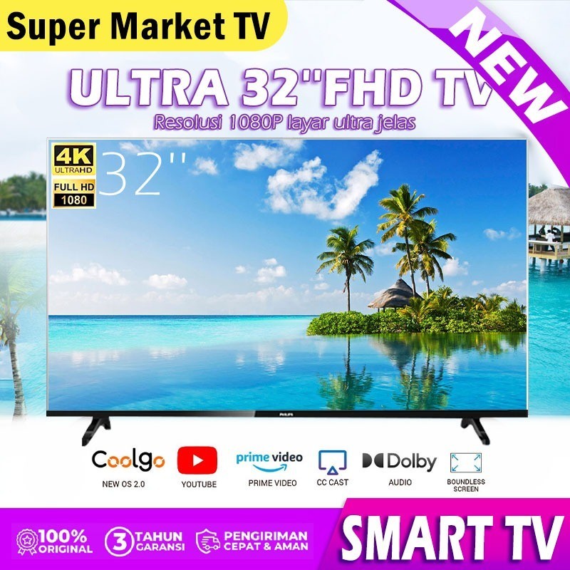FROMO_SALE_SPESIAL ALDO TV 32 inch Smart TV FHD 32 inch Smart LED TV - Android 11.0  Netflix/Youtube