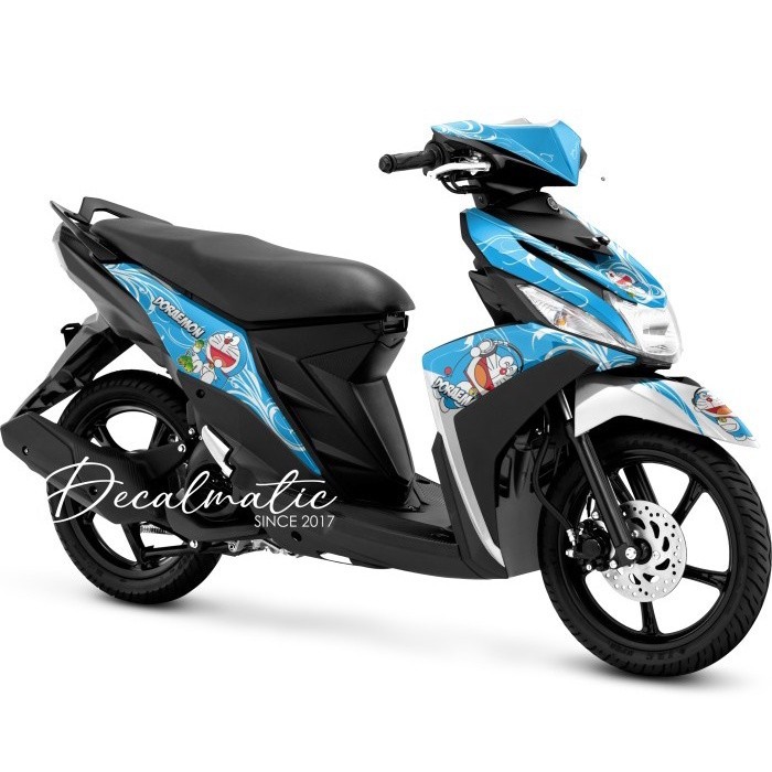 Stiker Mio M3 Full Body Decal Mio S Full Body Variasi Motor Full body Mio Z - Mio M3 125 - Doraemon 
