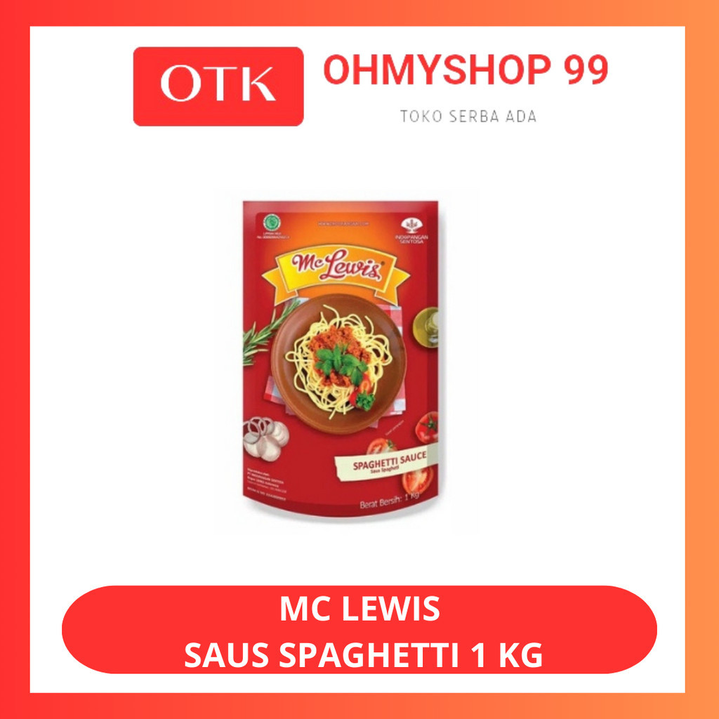 

MC LEWIS Saus Spaghetti Sauce Saus Spaghetti 1kg