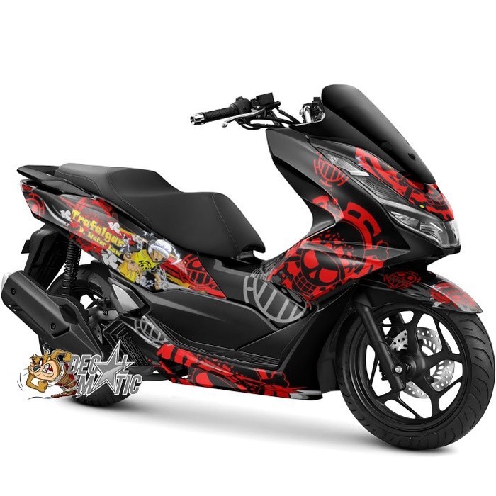 Stiker PCX Full Body - Decal Full Body Motor Honda PCX 150  PCX 160 PCX 2025 One Piece Trafalgar