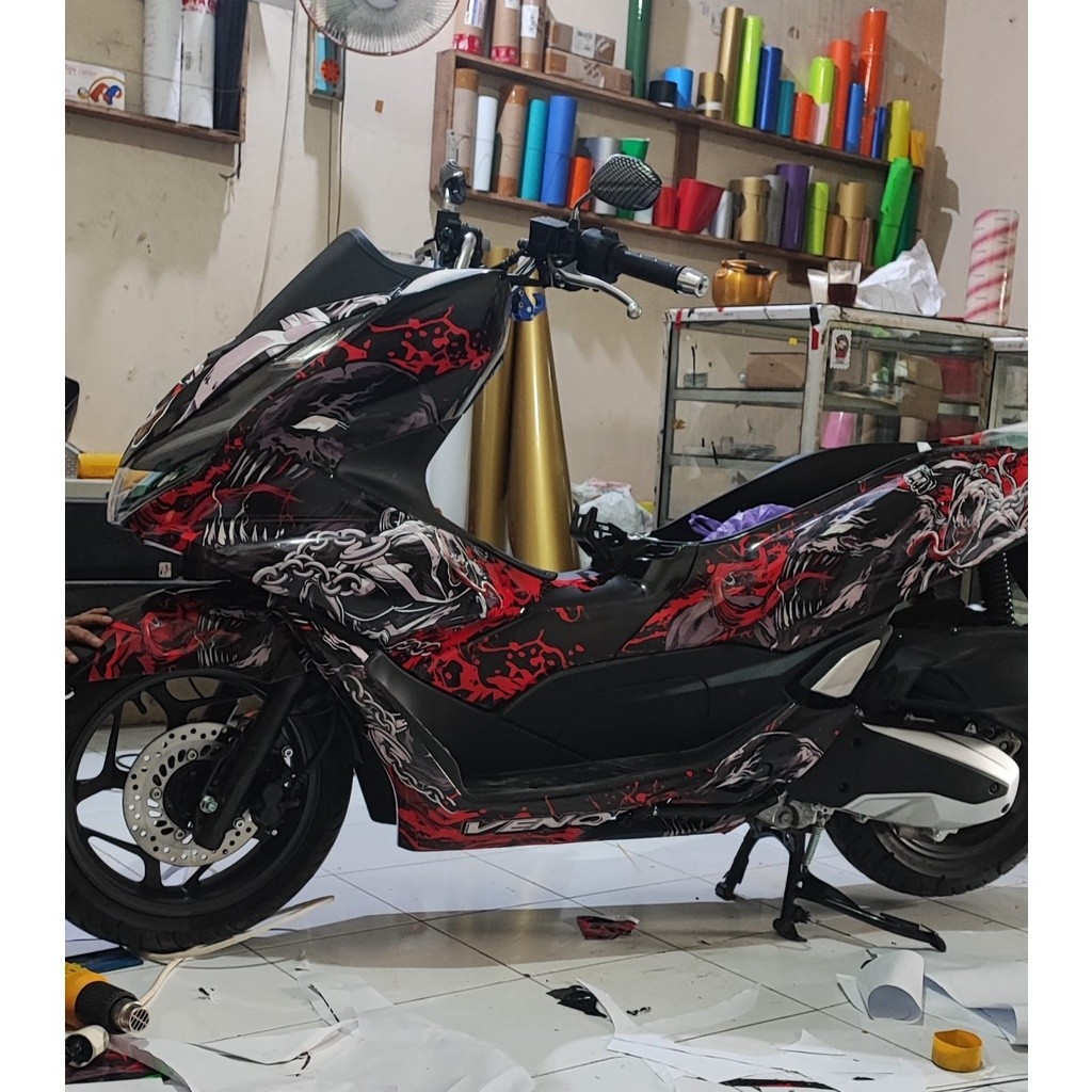 Stiker PCX 150 Full Body - Decal Full Body Motor Honda PCX 150  PCX 160 PCX 2025 Venom