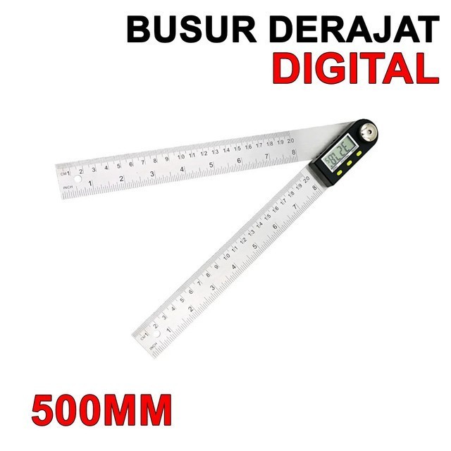 

Busur Derajat Digital 0-500 Penggaris Sudut Digital Protractor Alat Ukur