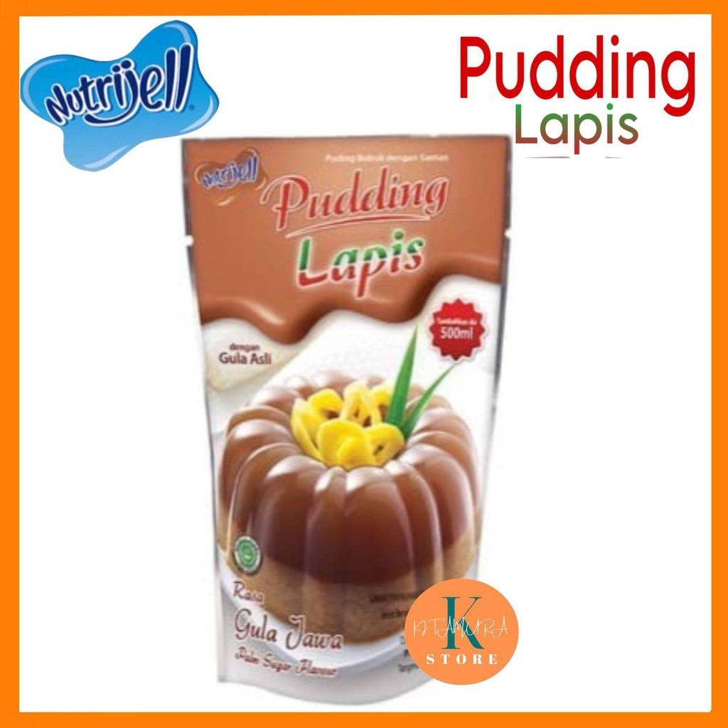 

Nutrijell Nutrijel Bubuk Pudding Puding Lapis Gula Jawa