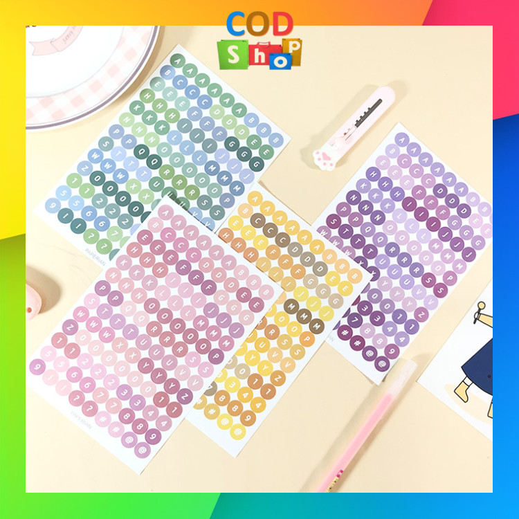 

COD - 6158 Aesthetic Sticker Dekorasi Jurnal / Scrapbook Sticker Alat Tulis / Notebook Cute Sticker / Stiker Huruf Deco Alphabet