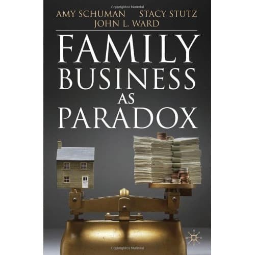 

Family Business as Paradox John L Ward, Amy Schuman, Stacy Stutz