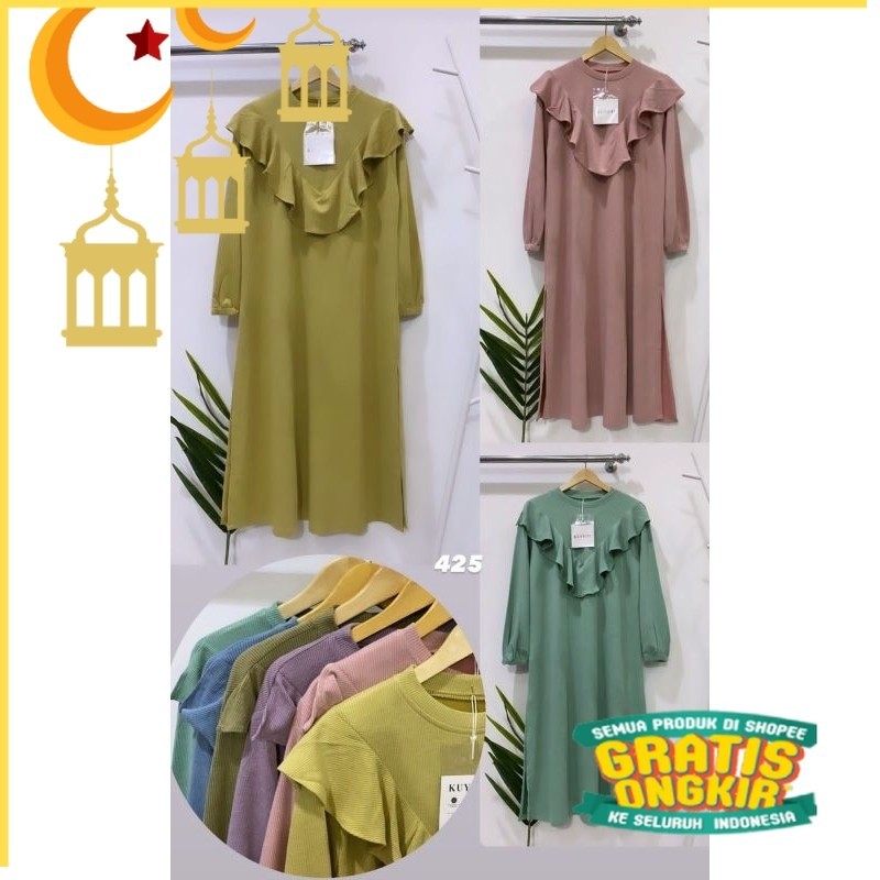 Tunik 425//Tunik KUYIFEI//Tunik rajut//Dress rajut premium//Dress rajut//Tunik rajut jumbo//Dress ju