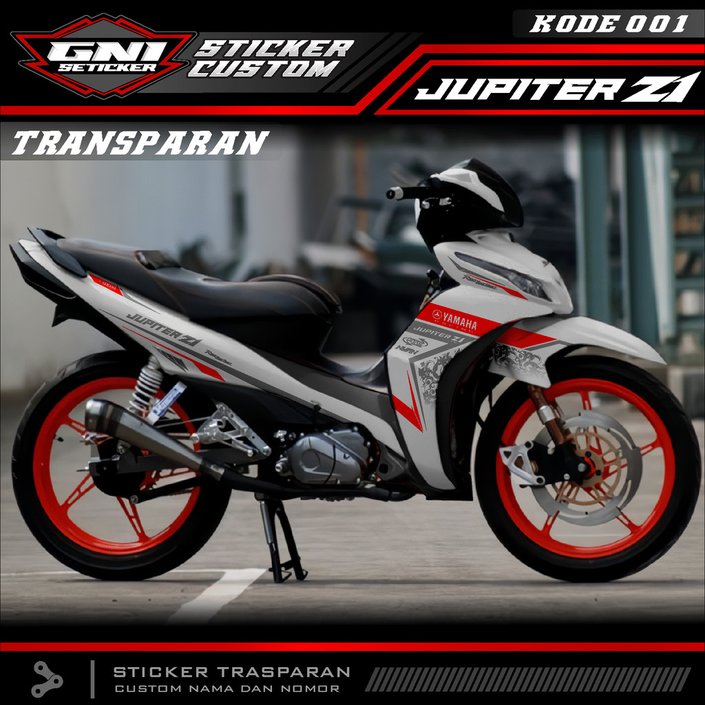 

STRIPING TRANSPARAN UV JUPITER Z1 LAGENDA CUSTOM GRAFIS TERBARU RAINBOW - DECAL STRIPING UV YAMAHA JUPITER Z1 GN 01 Motorcycle