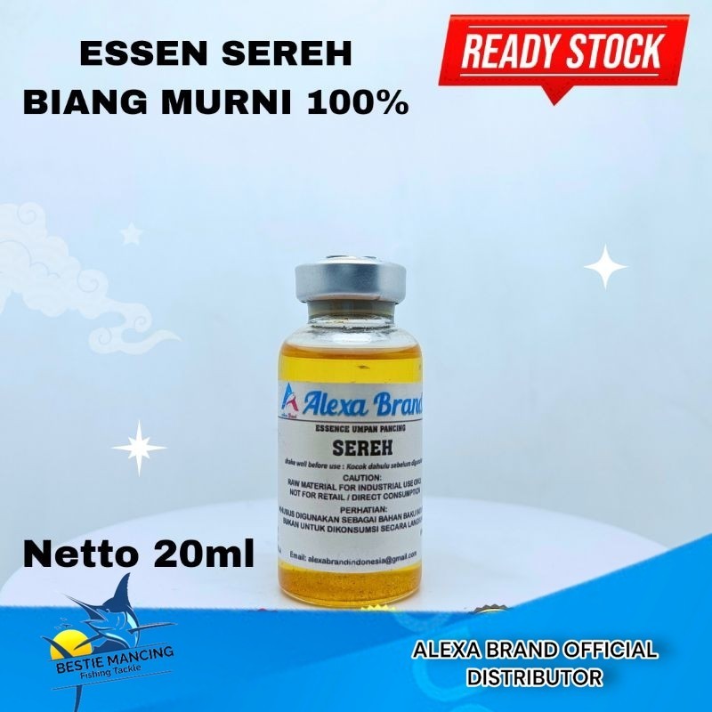 Essen Sereh Biang murni 100% - Alexa brand esen sereh - umpan pancing