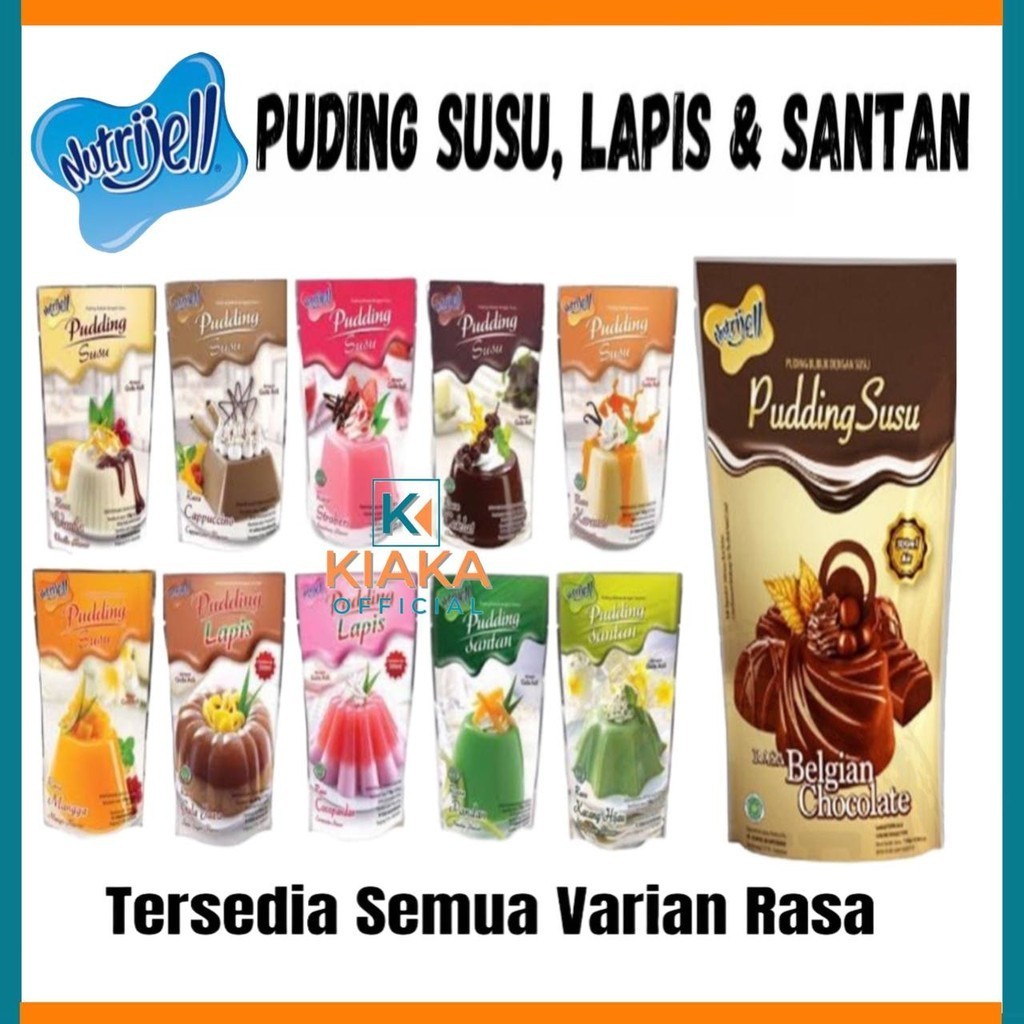 

Puding Susu Lapis Powder Forisa Nutrijel Rasa Buah Pudding